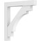 Ekena Millwork Standard Merced Architectural Grade PVC Bracket with Block Ends, 3"W x 30"D x 30"H BKTP03X30X30MRC05 - alternate 1